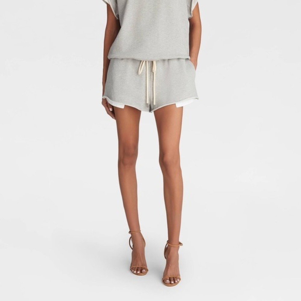 KBB by KAHLANA x Target L Large Mid-Rise The Mini Sweatshorts Gray Sweat Shorts